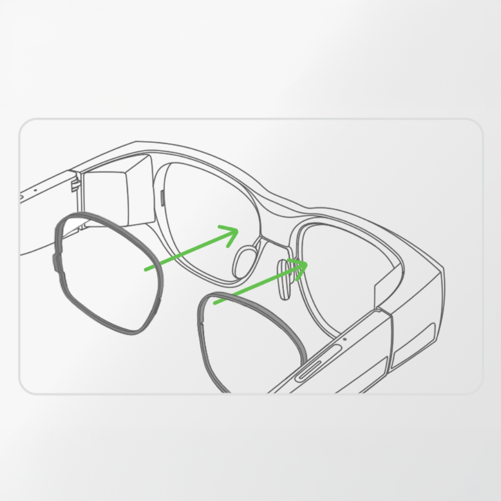 Prescription lenses for INMO Air3 (non-returnable)